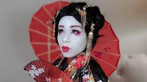 geisha halloween makeup tutorial you