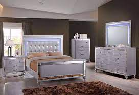 valentino silver queen bedroom set