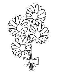 Disegni con fiori per bambini disegnidacolorareonline com. Mazzo Di Fiori Immagini Da Colorare