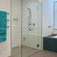 plain shower glass with partition rs
