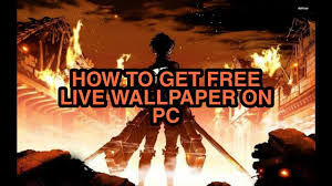 live anime wallpapers on pc tutorials