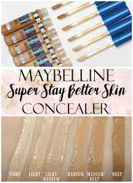 Maybelline Superstay Better Skin Concealer Swatches