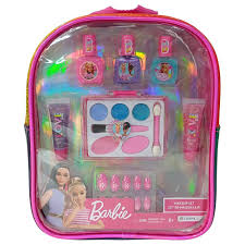 barbie makeup set pvc backpack with
