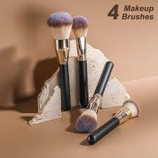 bs mall makeup brush set 4 pcs premium