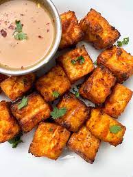 air fryer tofu indian veggie delight