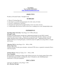 Sample Personal Trainer Resume      Examples in Word  PDF toubiafrance com