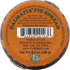 dalmatia fig spread nutrition