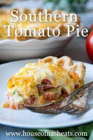 Tomato Pie Recipe Southern gambar png