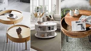 10 round coffee tables with storage to