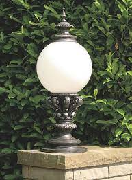 Large Wrought Iron Globe Light Al 6664