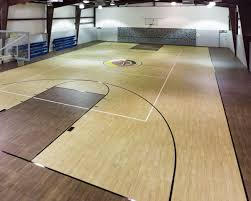 full court basketball surface