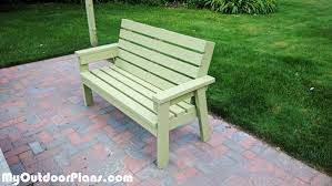 Diy 2x4 Simple Garden Bench