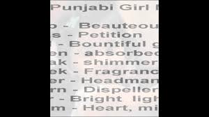 top 259 punjabi names meaning a
