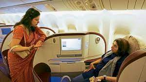 more indians fly premium business