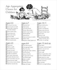 15 Printable Chore Chart Free Pdf Documents Download