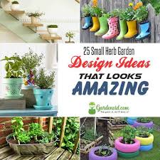 25 Small Herb Garden Design Ideas That