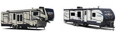 travel trailer or a fifth wheel