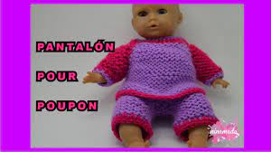 DIY. Pantalon Pour Poupon Avec 2 Aiguilles. Très Facile!! // Knit Trousers  For Doll. Very Easy!! - YouTube