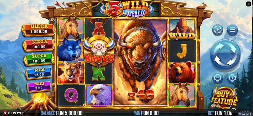 5 Wild Buffalo 3 Slot Review - iGamingToday.com - News, insights and Slots review