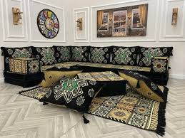 Buy L Shaped Arabic Sofa Set Floor