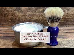 thick lathering dual lye shaving soap