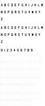 How to read number plates. Uk Number Plate Font Dafont Com