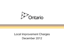 Local Improvement Charges December 2012