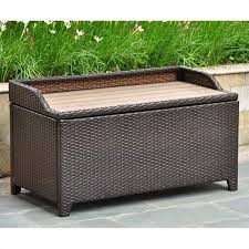 Pemberly Row Patio Storage Bench In