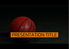 Presentation Template Basketball Slides Power