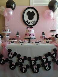diy minnie mouse 1st birthday party