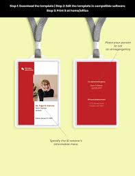 advertising agency id card template in