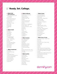 College Dorm Apartment Checklist Dormify