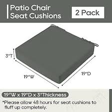 Lovtex 19x19 Outdoor Chair Cushions Set