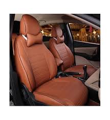Vp1 Pu Leather Tan Car Seat Cover For