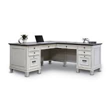 Finding the right furniture to set up your home office can be a task. Barrister Office L Shaped Desk In Linen White Hrt Ld W K Log