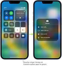 Het bedieningspaneel gebruiken en aanpassen op de iPhone - Apple Support  (NL)