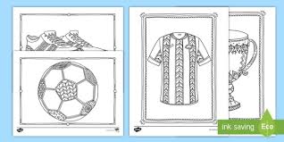 These world cup coloring pages feature pictures to color for world cup. Soccer Mindfulness Coloring Sheets Football World Cup