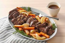 slow cooker pot roast recipe with