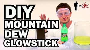 diy mountain dew glowstick man vs