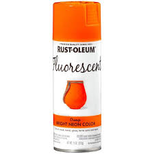 Fluorescent Orange Spray Paint