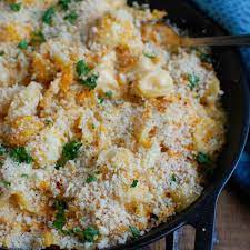baked mac and cheese with bread crumbs