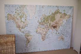 Ikea World Map Rare 1824189097