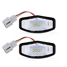 2x 18 Led License Plate Light Direct Fit For Acura Tl Tsx Mdx Honda Ci Yitamotor