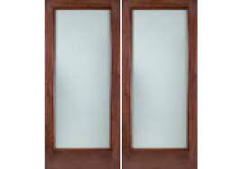 Mahogany 1 Lite Interior Door W White