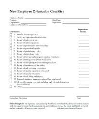 New Employee Checklist Template Excel Hire Templates Free