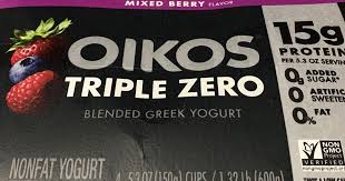 oikos triple zero mixed berry flavor