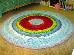 crochet rug a rag rug crochet on