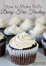 how to make fluffy dairy free frosting