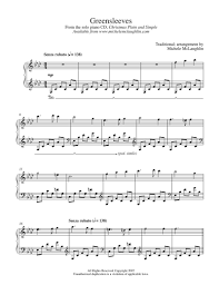 Find your perfect arrangement and access a variety of transpositions so you can print and play instantly, anywhere. Greensleeves Pdf Sheet Music Michele Mclaughlin Music
