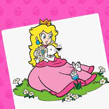 princess peach paint by number